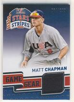 2015 Panini USA Stars and Stripes Game Gear #71 Matt Chapman