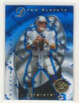 1997 Pinnacle Totally Certified Platinum Blue #7 Drew Bledsoe