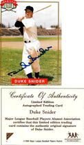 1994 Nabisco All-Star Autos #4 Duke Snider