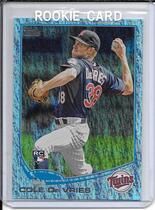 2013 Topps Silver Slate Blue Sparkle Wrapper Redemption Series 2 #636 Cole De Vries