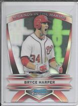 2012 Bowman Chrome Legends In The Making Die Cuts #BH Bryce Harper