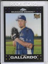 2007 Topps Update Chrome Refractor Rookies #TRC36 Yovani Gallardo