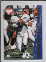 1995 Collectors Edge Excalibur Die Cuts Sword and Stone Bronze #21 John Elway