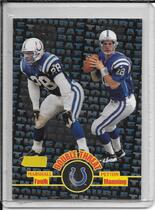 1998 Stadium Club Double Threat #DT1 Peyton Manning