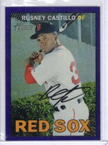 2016 Topps Heritage Chrome Purple Refractor #THC-486 Rusney Castillo