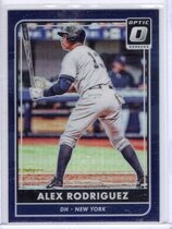 2016 Donruss Optic Purple #100 Alex Rodriguez