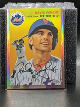 2023 Topps Chrome Platinum Anniversary Rose Gold Refractor #492 David Wright
