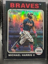2024 Topps Heritage High Number Chrome Black Refractor #416 Michael Harris Ii