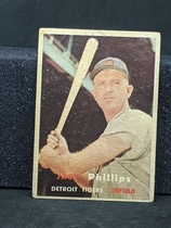 1957 Topps Base Set #307 Jack Phillips