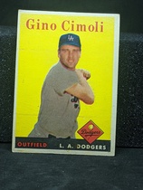 1958 Topps Base Set #286 Gino Cimoli