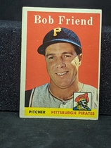 1958 Topps Base Set #315 Bob Friend