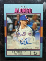 2022 Topps Brooklyn Collection Autos Blue #AC-PA Pete Alonso