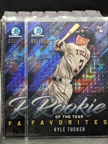 2019 Bowman Chrome Mega Box Rookie of the Year Favorites Purple #ROYF-1 Kyle Tucker
