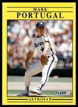 1991 Fleer Base Set #512 Mark Portugal