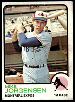 1973 Topps Base Set #281 Mike Jorgensen