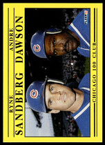 1991 Fleer Base Set #713 Andre Dawson|Ryne Sandberg
