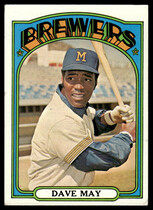 1972 Topps Base Set #549 Dave May