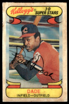 1978 Kelloggs Base Set #14 Paul Dade