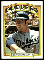 1972 Topps Base Set #578 Bill Grabarkewitz