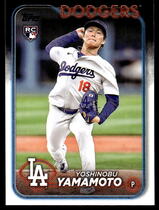 Yoshinobu Yamamoto Trading Card Values | Sportlots Price Guide