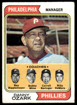 1974 Topps Base Set #119 Danny Ozark
