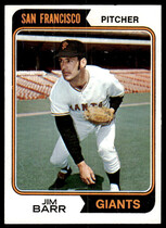 1974 Topps Base Set #233 Jim Barr
