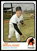 1973 Topps Base Set #566 Lew Krausse