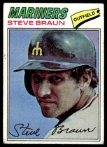 1977 Topps Base Set #606 Steve Braun