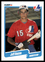 1990 Fleer Base Set #350 Jeff Huson