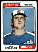 1974 Topps Base Set #544 Ron Schueler