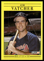 1991 Fleer Base Set #708 Jim Vatcher