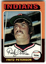 1975 Topps Base Set #62 Fritz Peterson
