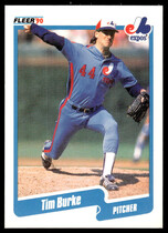 1990 Fleer Base Set #342 Tim Burke