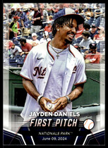 2024 Topps Update First Pitch #FP-8 Jayden Daniels