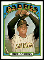 1972 Topps Base Set #608 Mike Corkins