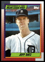 1990 Topps Debut 89 #28 Jeff Datz