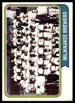 1974 Topps Base Set #314 Brewers Team