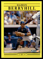 1991 Fleer Base Set #414 Damon Berryhill