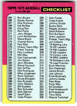 1975 Topps Base Set #386 Checklist