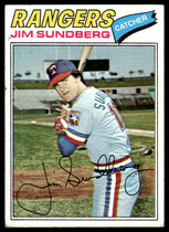 1977 Topps Base Set #351 Jim Sundberg