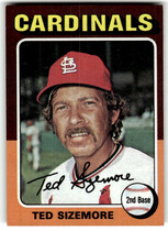 1975 Topps Base Set #404 Ted Sizemore