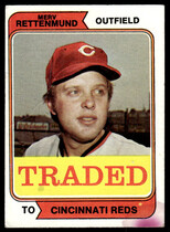 1974 Topps Traded #585 Merv Rettenmund