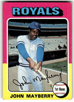 1975 Topps Base Set #95 John Mayberry