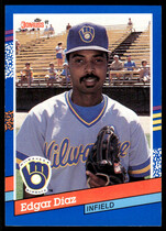 1991 Donruss Base Set #197 Edgar Diaz