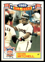 1990 Topps Glossy All Stars #6 Kevin Mitchell