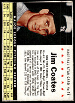 1961 Post Cereal #17 Jim Coates