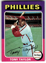 1975 Topps Base Set #574 Tony Taylor
