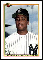1990 Bowman Base Set #439 Bernie Williams