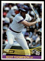 1984 Donruss Base Set #167 Scot Thompson