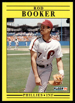 1991 Fleer Base Set #388 Rod Booker